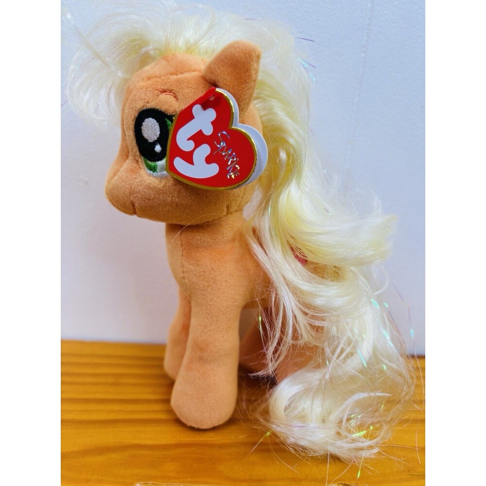 Ty My Little‎ Pony Applejack Beanie Babies Plush 7" Stuffed Horse 2016 - NEW